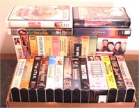 Tray Lot of Assorted VHS Movies