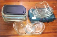 Lot of Assorted Pyrex Dishes & more