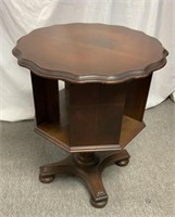 Revolving Library Book Case Side Table
