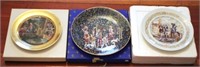 3 Collector's Plates w/ boxes