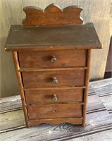 Toy Wooden Chest Of Drawers 11 Inches