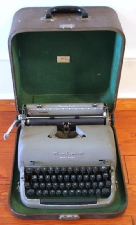 Antique Remington Portable Typewriter-14 x 7 x 15