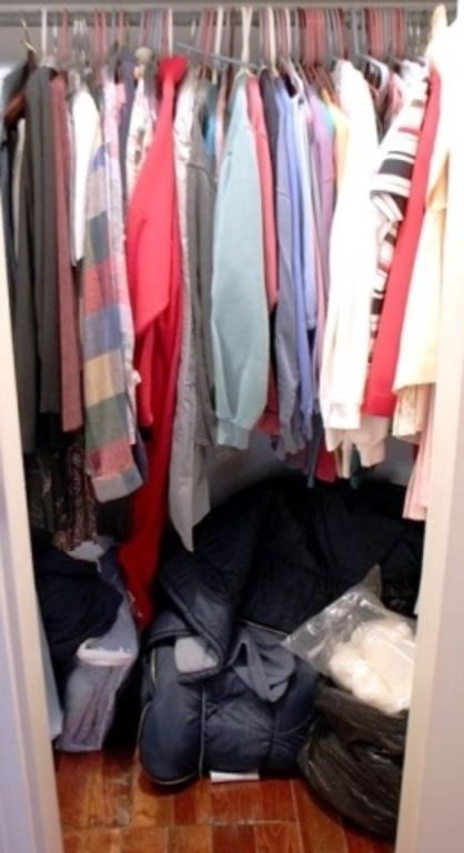 Closet Lot of Assorted Women's Clothes & More