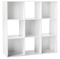 9 Cube Organizer Shelf - White  Particle Board