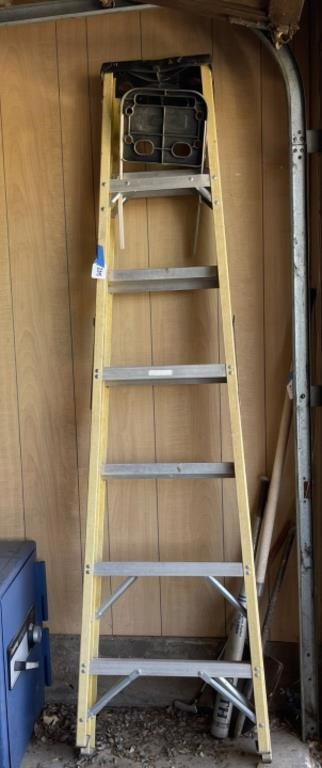 7-ft Stanley Fiberglass Ladder and Step Stool