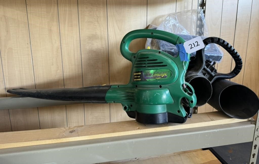 Electric Leaf Blower and Attachments