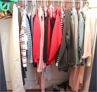 Closet lot of Assorted Clothes - mostly size large