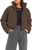 X-Large Women's Puffer Jacket, Long Sleeve Zip-Up