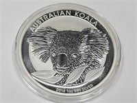 1 Ounce Koala Silver Round 2014