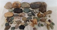 Rock Collection: Amethyst, Quartz, Obsidian