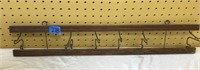 Antique Wooden Wall Clothing Rack/Hanger
