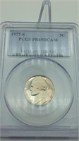 1977S PCGS PR69DCAM Nickel