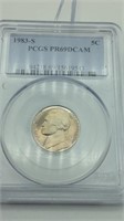 1983S PCGS PR69DCAM Nickel