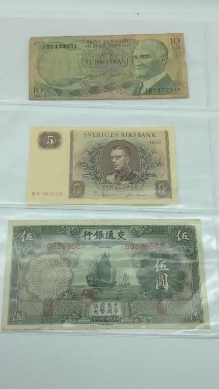 Foreign Currency lot