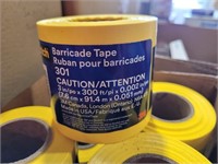 Box Of Caution Barricade Tape