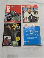 Lot Of 4 Canadian Open Golf Magazines