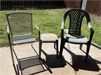 Patio Chairs and Side Table