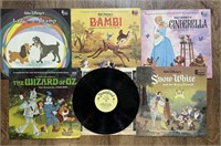 6 - Walt Disney Vinyl Records