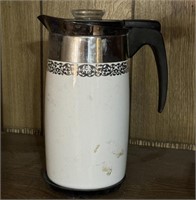 Vintage Corning Ware 10-Cup Percolator