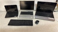 Laptop Lot ( No Cords) Dell & Gateway
