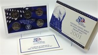 2001 U.S Mint 50 State Quarter Proof Set