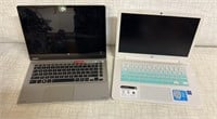 Hp Chromebook & Toshiba Laptop ( No Cords)