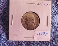 1943-PJefferson Nickel Silver