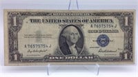 1935F Silver Certificate $1Bill