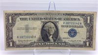 1957B Silver Certificate $1Bill