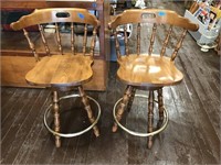 Pair of Vintage Stool Chairs