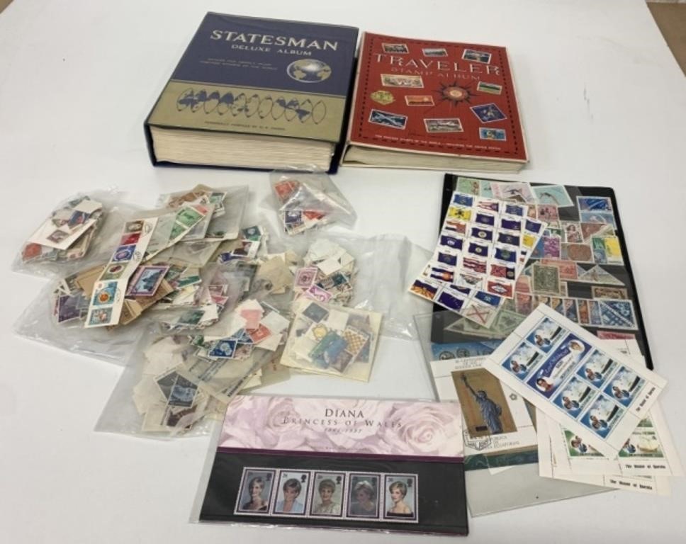 Large Lot of Collector Stamps - Princess Diana +