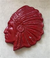 Metal Indian Head Decor