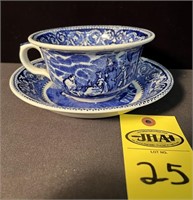 British Anchor Pottery Oversized Cup & Saucer