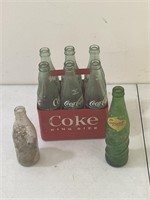 Old Soda Bottles and Carrier