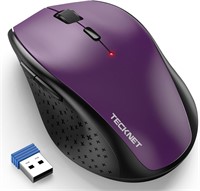 TECKNET Wireless Mouse  2.4G USB - Purple