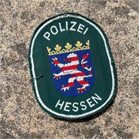 VINTAGE GREEN GERMAN HESSEN POLIZEI/POLICE PATCH