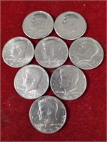 1970's Kennedy Half Dollars (8)