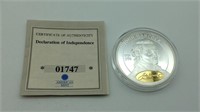 John Hancock Commemorative Coin