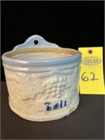 Antique Stoneware Salt Box