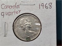 1968 Canada Quarter