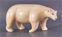 Carved 'Ivory' Polar Bear