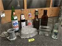 Vintage Glass Bottles, Pepsi, Coke, and More