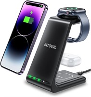 Intoval Wireless Charging Station  3 in 1 Charger