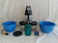 Ninja Food Processor, Mixing Bowls, Avon Glass