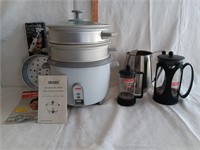 Electric Rice Steamer, Pr French Presses