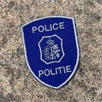 VINTAGE NETHERLANDS NATIONAL POLICE BLUE PATCH