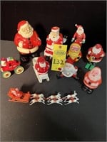 Vintage Plastic Santas