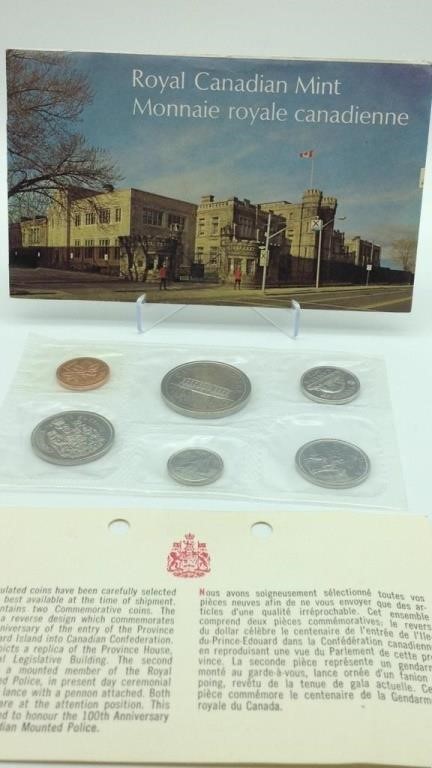 1973 Royal Canadian Mint Uncirculated Coin Set