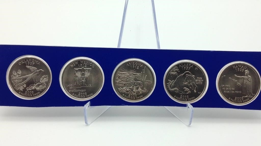 2008 U.S Mint 50 State Quarter Set