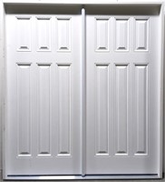36" Wide Woodgrain Double Door,